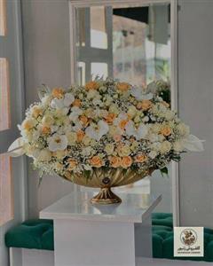 جام گل طبیعی زیبا برای تبریک افتتاحیه 5045