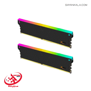 رم دسکتاپ وی کالر مدل RAM V-COLOR Manta XSky RGB 32GB(2*16) Dual 6400MHz CL32 BLACK
