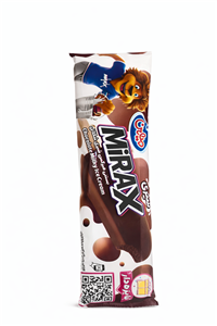 بستنی شیری شکلاتی تهیه شده از شیر تازه و چربی شیر برند میهن وزن محصول ( 64g )
