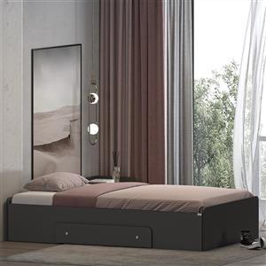 تخت خواب ملامینه یک نفره اعیان مدل FH967 سایز 90x200 سانتی متر