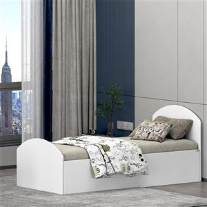 تخت خواب ملامینه یک نفره اعیان مدل FH941 سایز 90x200 سانتی متر