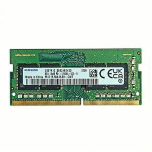 رم لپ‌تاپ DDR4 تک کاناله 3200 مگاهرتز CL22 سامسونگ مدل M471A1G44AB0-CWE ظرفیت 8 گیگابایت