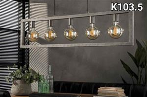 لوستر کانتری مدرن K103با ۵شعله