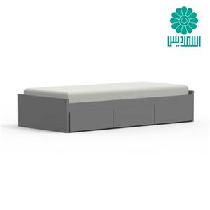 تخت خواب یک نفره اسمردیس مدل R119 - MDF  سایز 200*90 سانتی متر