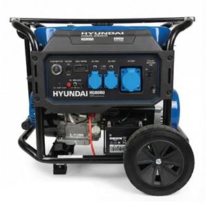 موتور برق بنزینی هیوندای 8 کیلووات مدل HG8080 ریموت‌دار