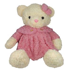  عروسک طرح خرس رز مدل 4758 ارتفاع 55 سانتی متر