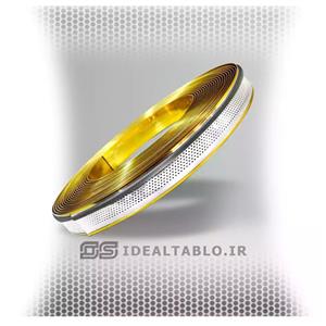 لبه چنلیوم سفید اینه 7 سانت پانچ دایره دایان
