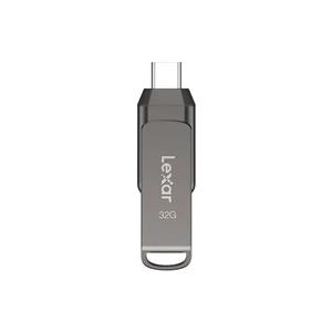 فلش مموری لکسار مدل D400 ( USB 3.2-USB-C ) ظرفیت 32 گیگابایت