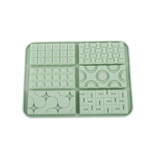 قالب شکلات مدل میکس طرحدار6 خانه