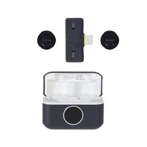 میکروفون بی سیم با کیس شارژ VIPLATINA Type-C مدل VR11 - مشکی (گارانتی 18 ماه تعویض نیکان همراه)