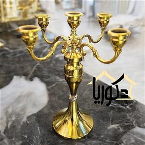 شمعدان ۵ شعله فلزی کد shdw/5gs