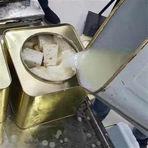 پنیر سوپر لیقوان پرچرب گوسفندی حلب 5کیلویی 