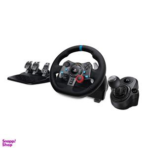فرمان بازی لاجیتک مدل G29 همراه با دسته دنده‌ Driving Force Shifter