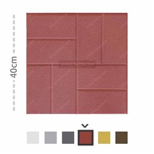 موزاییک پلیمری طرح خشتی بزرگ