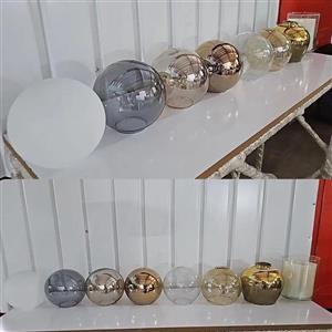 لوستر دیواری فلزی حبابی D110