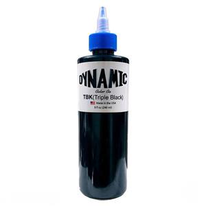 رنگ تتو دینامیک مشکی تریپل بلک triple black  (میلی) حداقل حجم سفارش 10 میل به بالا 