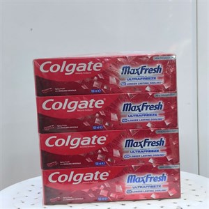 خمیر دندان محافظت از مینای دندان کلگیت مدل MaxFresh UltraFreeze وزن 100 گرم