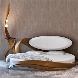 تخت خواب دونفره مدل لاوین سایز 200×190 سانتی متر