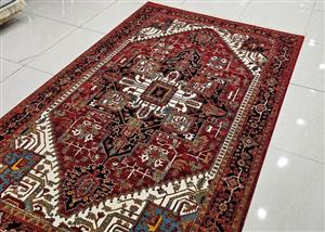 فرش کویر یزد کلکسیون شاهکار نوین کد N132 رنگ 2549