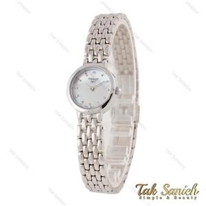 ساعت تیسوت Lovely زنانه ظریف سیلور صفحه سفید Tissot-5810-L
