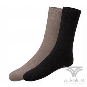 پک 2 تایی جوراب مردانه زمستانی داخل کرک ترمو لیورجی Livergy men’s Thermal Socks اورجینال آلمان طوسی دارای استوک ژله ای