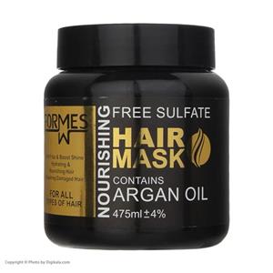 ماسک مو فاقد سولفات مغذی با آبکشی حاوی روغن آرگان فورمس