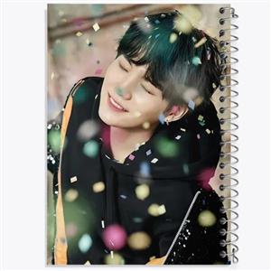 دفتر طراحی 50 برگ خندالو طرح شوگا گروه بی تی اس BTS