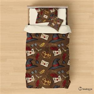 روتختی یک نفره کودک و نوجوان جنس میکروتنسل چاپی طرح هری پاتر