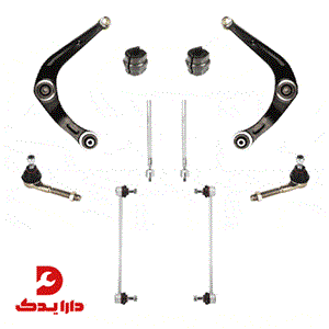 مجموعه جلوبندی امیرنیا مناسب برای پژو 206 تیپ 5 ( بدون قرقری فرمان)