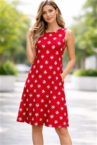 پیراهن راحتی نخی زنانه O&C