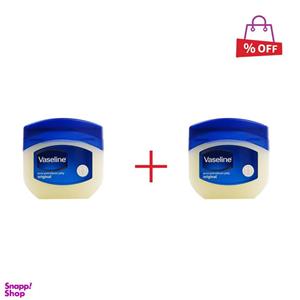 ژل کرم مرطوب کننده وازلین (Vaseline) مدل بدون بو 100 میلی‌لیتر مجموعه 2 عددی