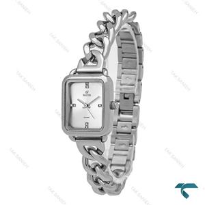 ساعت داتیس زنانه مستطیلی تمام سیلور بند کارتیری Datis-7222-L