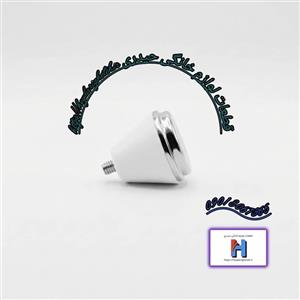 دسته درب سماور  ( نگین دار - سفید )