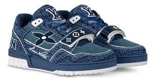 کتونی اورجینال لویی ویتون مدل Louis Vuitton Butterfly قهوه ای