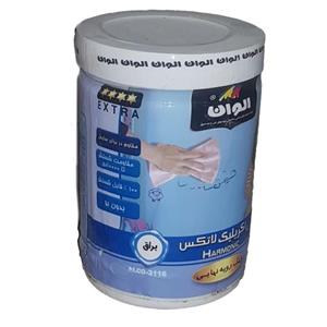 رنگ اکریلیک سفید براق الوان کد 500 حجم 1000 میلی لیتر