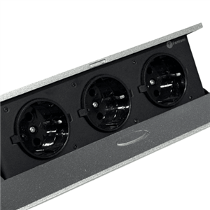 پریز برق پاپ آپ با دکمه تاچ مکانیکی سه سوکتی برق فانتونی مدل N332 و N333