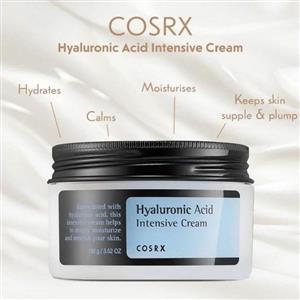 کرم هیالورونیک اسید کوزارکس آبرسان و مرطوب کننده 100 میل COSRX Hyaluronic Acid Intensive Cream
