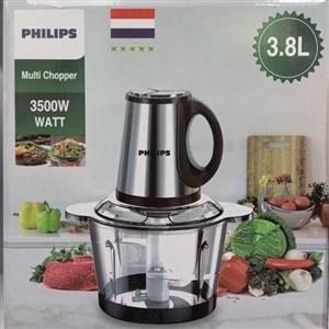 خردکن 3.8 لیتری فیلیپس اصلی 3500وات موتور قوی سه سرعته کاسه پیرکس، غذا ساز فیلیپس ،میکسر فیلیپس،خردکن PHILIPS، پسکرایه