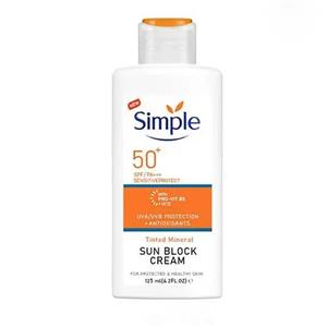 ضد آفتاب مینرال سیمپل مدل Tinted Mineral SPF50 اورجینال 