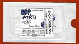 نخ امبدینگ PDO سایز  2/0 برند TR-Q کره جنوبی