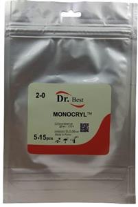 نخ امبدینگ مونوکریل برند دکتر بست سایز  2/0  Dr.Best MONOCRYL