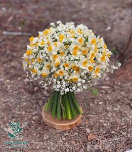 دسته گل طبیعی نرگس کد 2