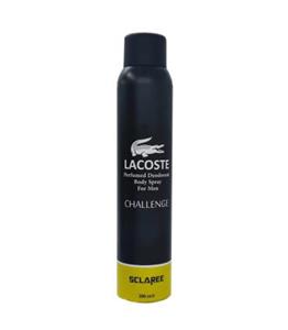 اسپری بدن مردانه اسکلاره مدل LACOSTE CHALLENGE