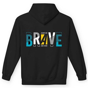 هودی مردانه مدل انگلیسی کلمه BRAVE کد 161