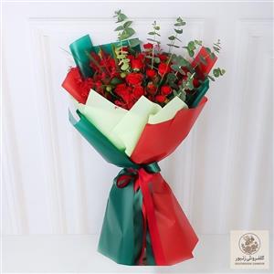 دسته گل رز مینیاتوری گل بازار مدل لی لی