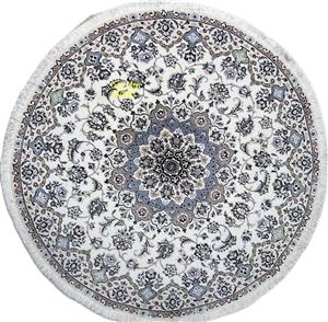 فرش دستبافت نائین ایران (گردقطر١.٥طرح اخوان)