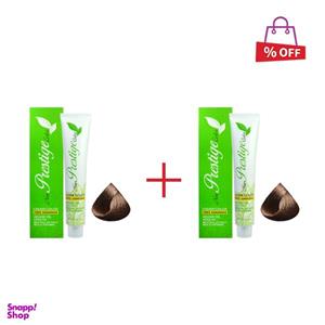 رنگ مو نیو پرستژ کالر (New Prestige Color) شماره 6 رنگ قهوه ای تیره حجم 100 میلی‌لیتر مجموعه 2 عددی