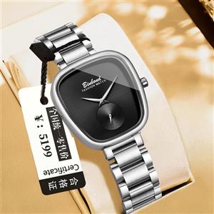 ساعت مچی زنانه عقربه ای بین باند BIN BOND زیر ثانیه مشکی