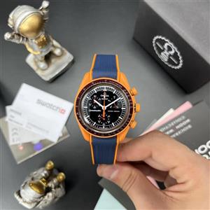 ساعت امگا و سواچ بند رابر گدازه MoonSwatches