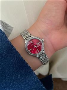 ساعت زنانه FENCCI صفحه قرمز نگین‌دار